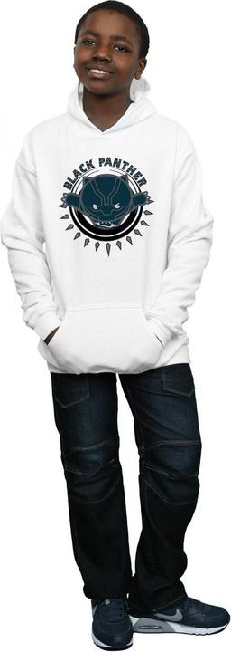 Actual product image Boys Kawaii Black Panther Pounce Hoodie (128)