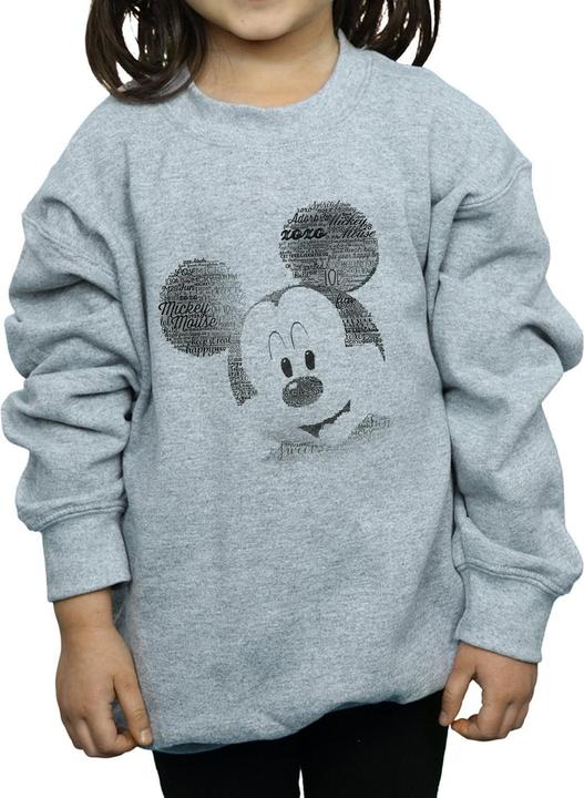 Image du produit Disney - Sweat MICKEY MOUSE TEXT FACE - Fille (140, 146)