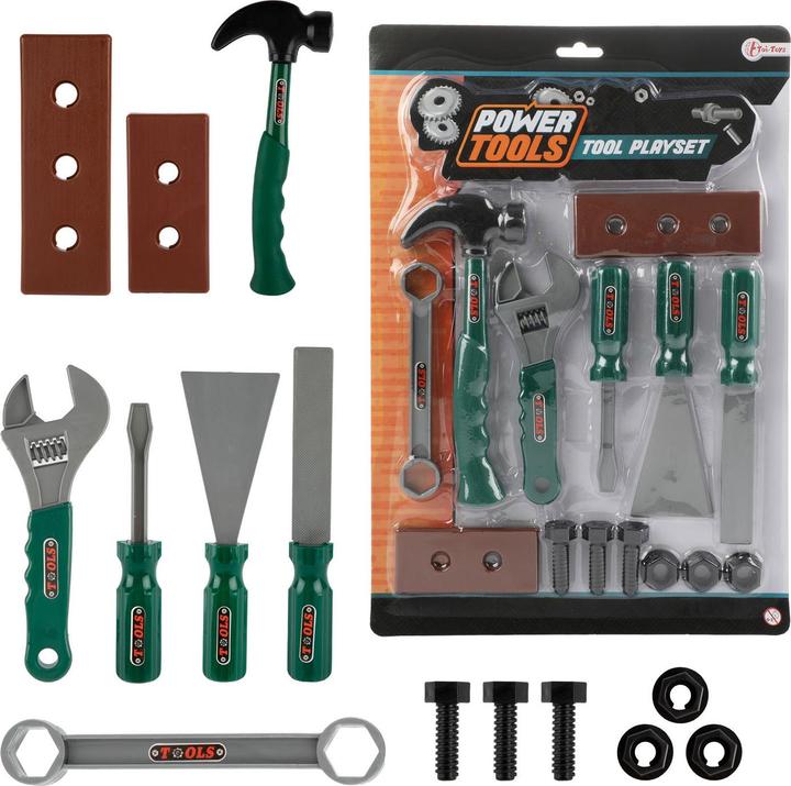 Immagine prodotto Toi-Toys Set di attrezzi giocattolo, 13 pezzi.