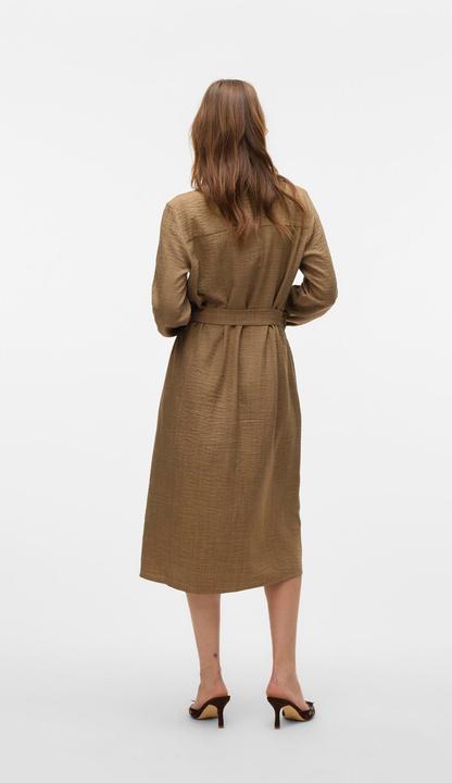 Actual product image Vero Moda VMVICA Midikleid Hemdblusenkleid (M)