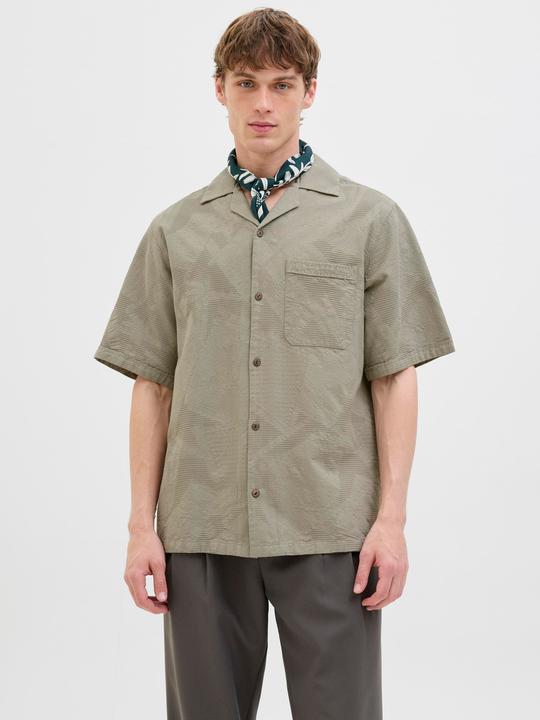 Produktbild Jack & Jones Jprbluluke Jacquard Resort S/S Shirt Ln (L)