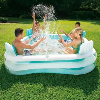 Image du produit Summer Waves Piscine Famille Premier 2 anneaux 223 X 223 X 66 Cm