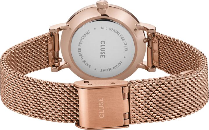 Actual product image Cluse La Bohème Petite Mesh Rosé (Analogue wristwatch, 28 mm)