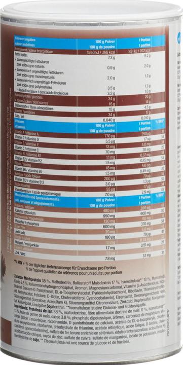 Nährwerte und Zutaten Biomed InShape (1 Stück, Pulver, 420 g)