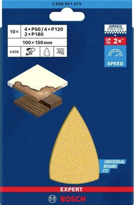 Produktbild Bosch Professional Zubehör Expert C470 (60, 120, 180)
