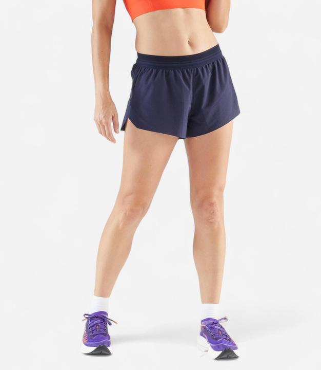 Kiprun Laufshorts Trailrunning Damen leicht - Run 900 Light marineblau (XXS)