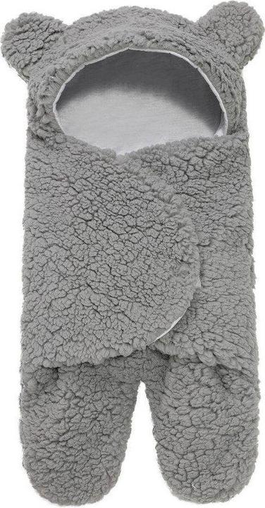 Image du produit JTI Porte-bébé douillet avec oreilles - gris - 0-3 mois (0.65 m)