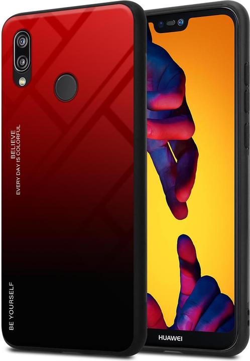 Immagine prodotto Cadorabo Copertura in vetro TPU 2 colori (Huawei P20 Lite)