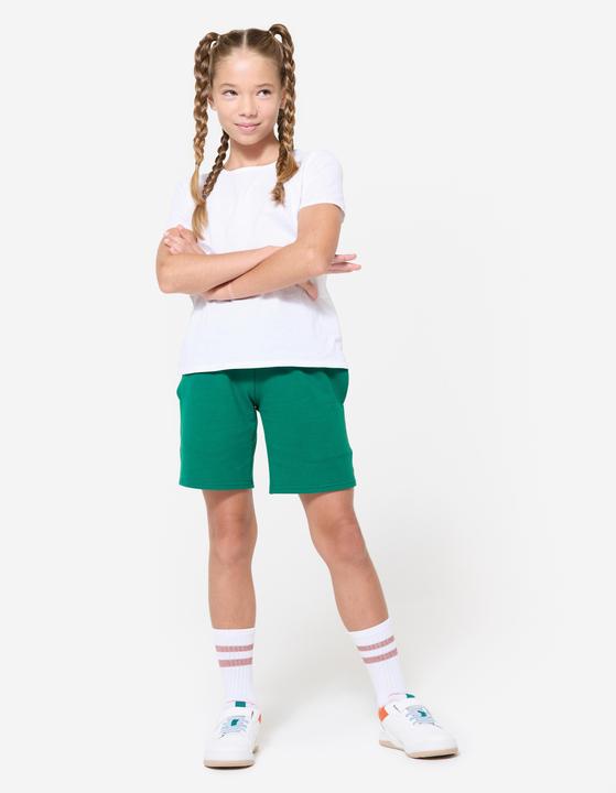 Produktbild Domyos Multisport Shorts Kinder Unisex Baumwolle - grün (8, 9, 10)