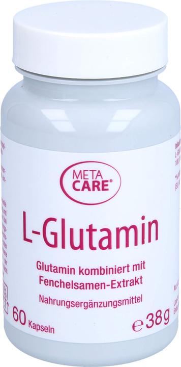 Produktbild Meta Care L-Glutamin Kapsel 500 mg (60 Stück, Kapseln, 60 g)