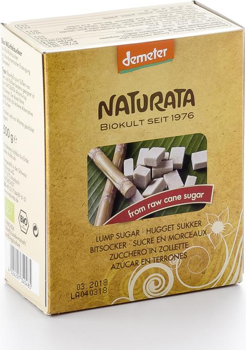 Produktbild Naturata Würfelzucker Roh-Rohrzucker Bio (500 g)