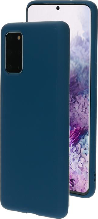 Actual product image Mobiparts Silicone Cover Samsung Galaxy S20 Plus 4G/5G Blueberry Blue (Samsung Galaxy S20+)