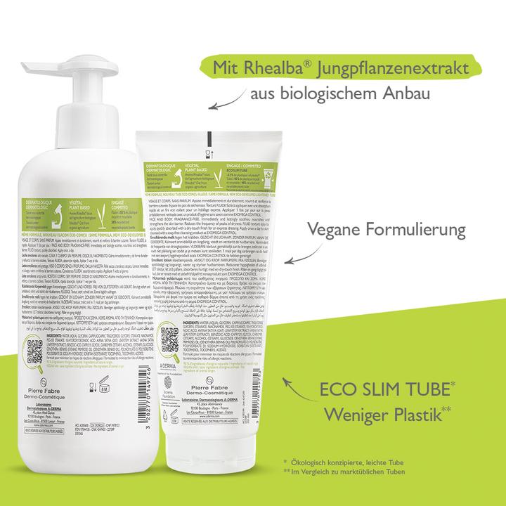 Actual product image A-Derma Exomega Control Mleczko Emolient, 200 ml (Body milk, 200 ml)