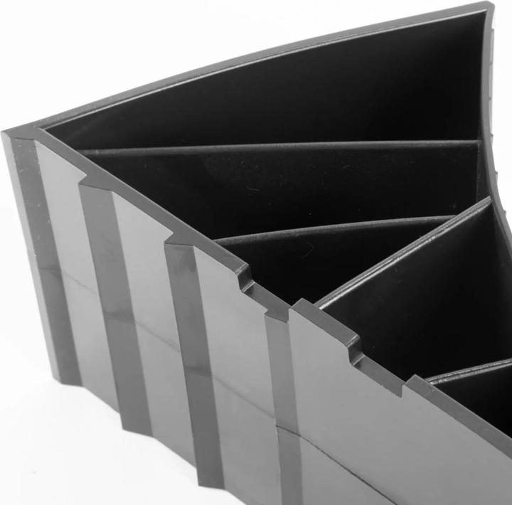 Actual product image Stahlwerk Wheel chocks with bracket GT-01 ST set of 4 up to 1.5t axle load Wheel chock