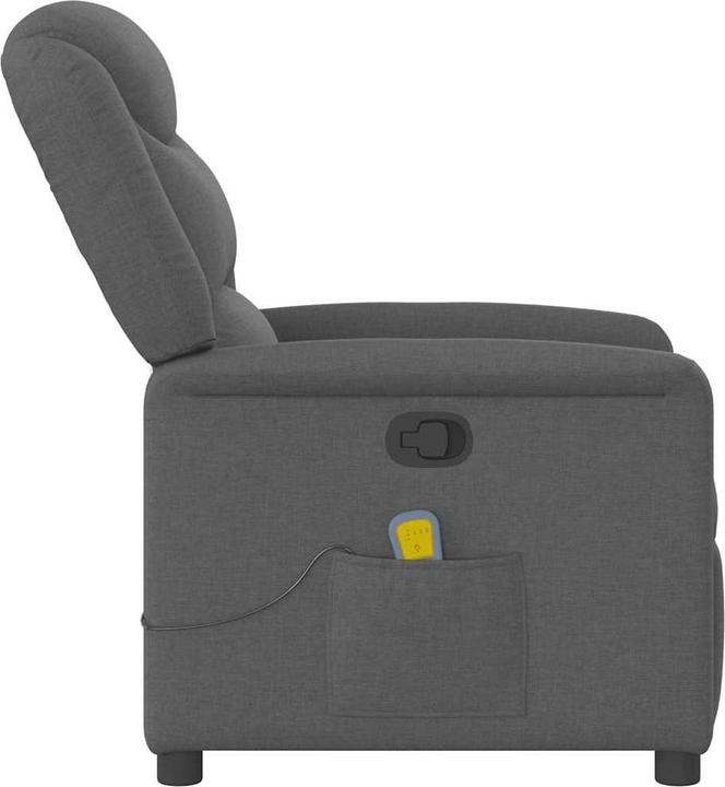 Produktbild VidaXL Massagesessel Dunkelgrau Stoff Massage TV-Sessel