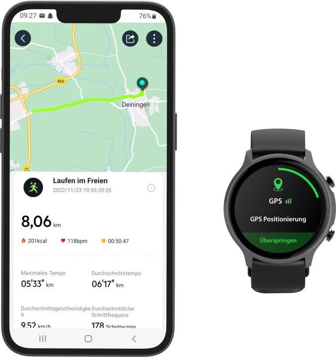 Actual product image Hama Fit Watch 6910 (46 mm)