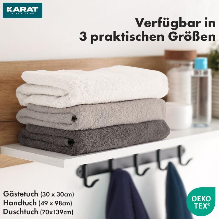 Produktbild Karat Handtuch Bay (30 x 30 cm, 70 x 139 cm)
