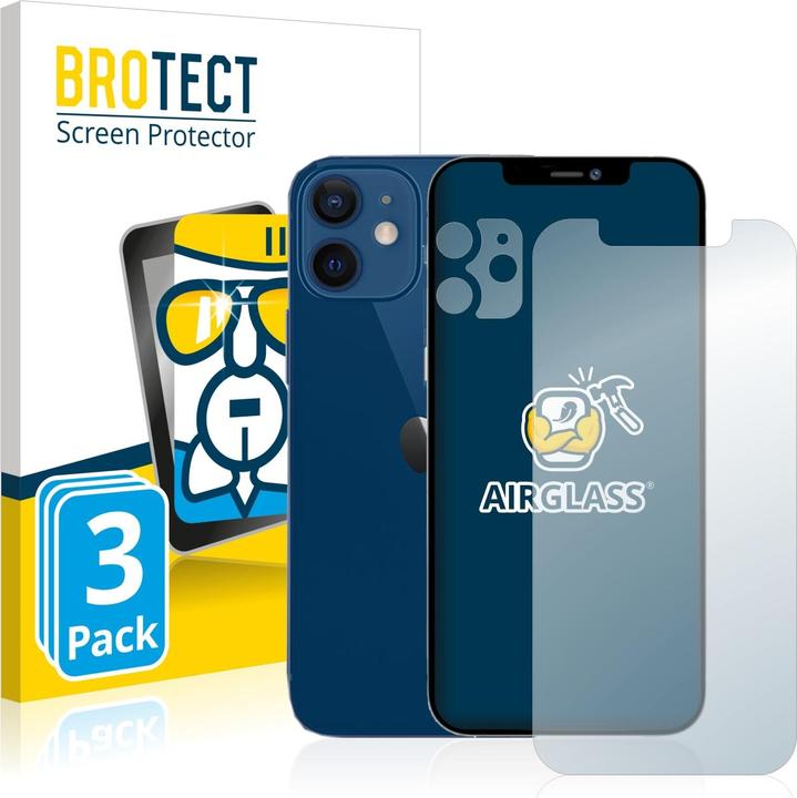 Immagine prodotto BROTECT AirGlass Vetro (3 Pezzo/i, Apple iPhone 12)