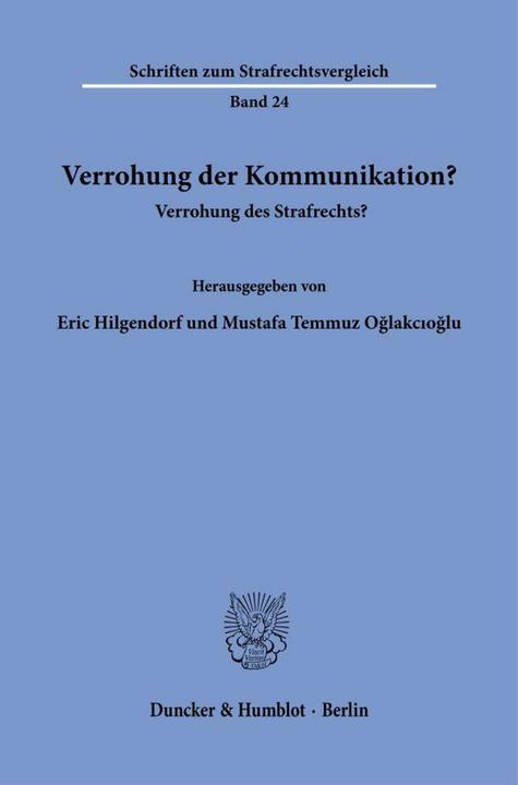 Actual product image Verrohung der Kommunikation? (German, Eric Hilgendorf, Mustafa Temmuz Olakcioglu, 2025)