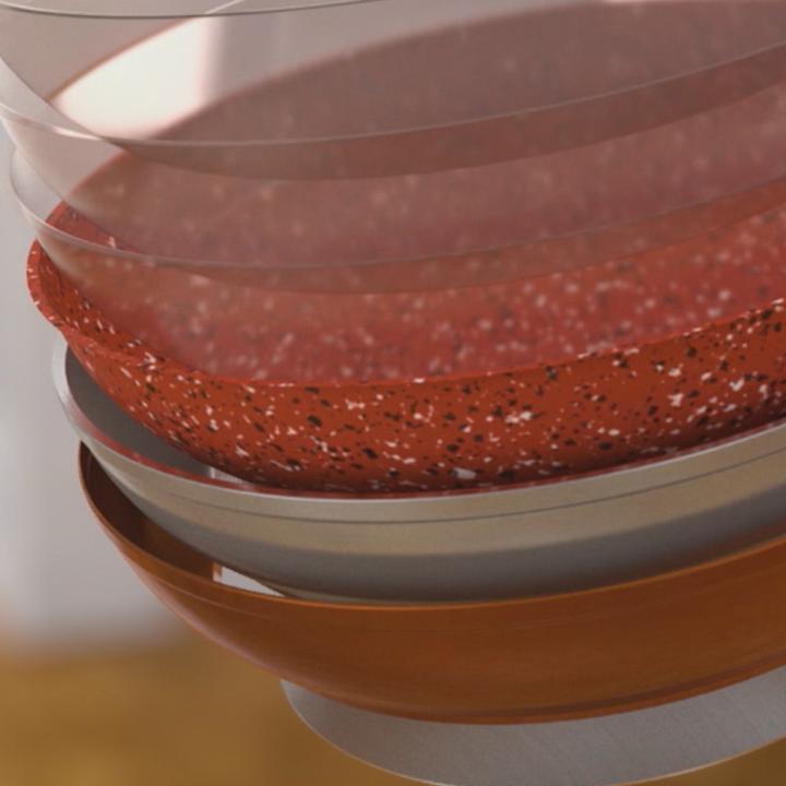 Image du produit Livington Copper & Stone Pan (28 cm, Ensemble de casseroles et de poêles de cuisson, Cuivre)