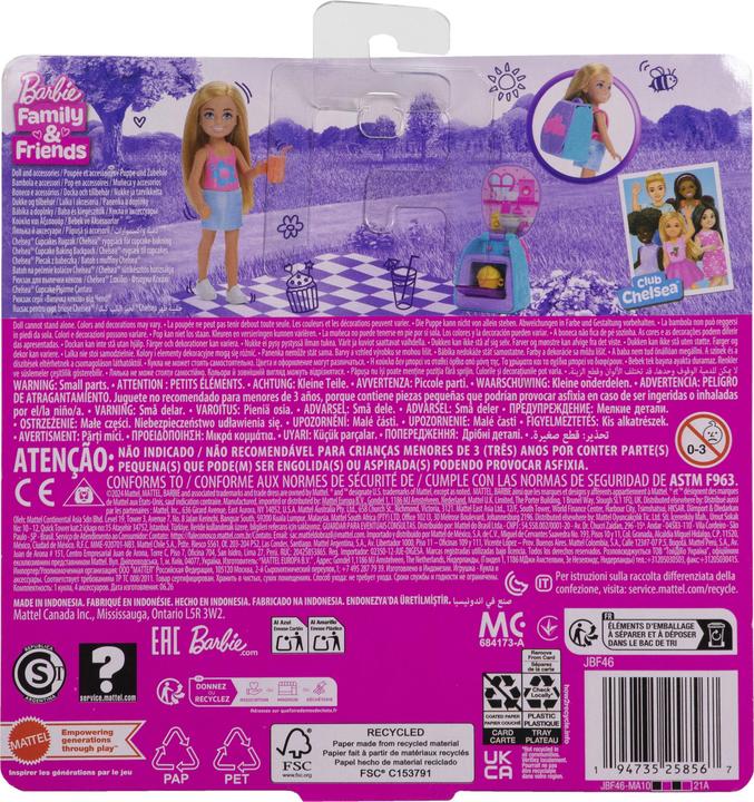 Image du produit Barbie Sac à dos Chelsea Cupcake Back