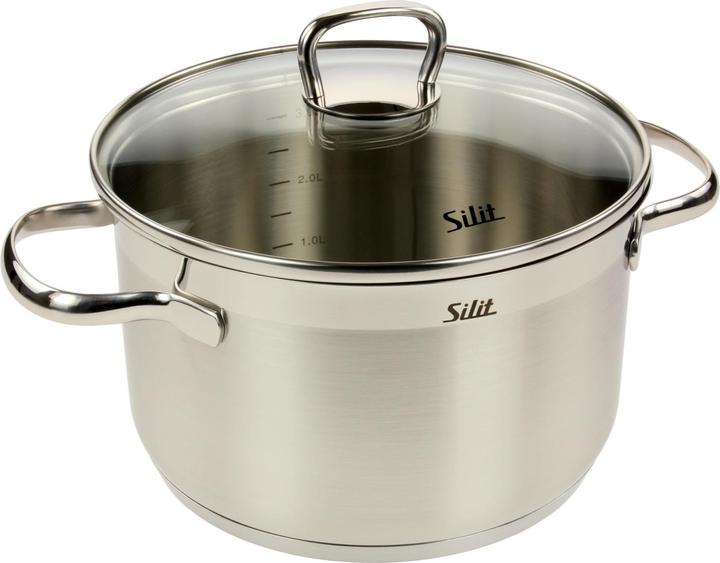 Immagine prodotto Silit Toscana (20 cm, Set di pentole e padelle da cucina, Acciaio inossidabile)