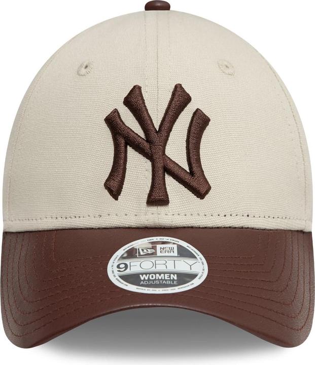 Produktbild New Era 9Forty Damen Cap - Kunstleder Schirm Ny Yankees