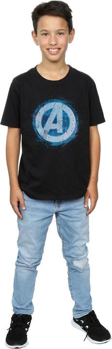Immagine prodotto Avengers Glowing Logo Maglietta Ragazzi (152, 158)