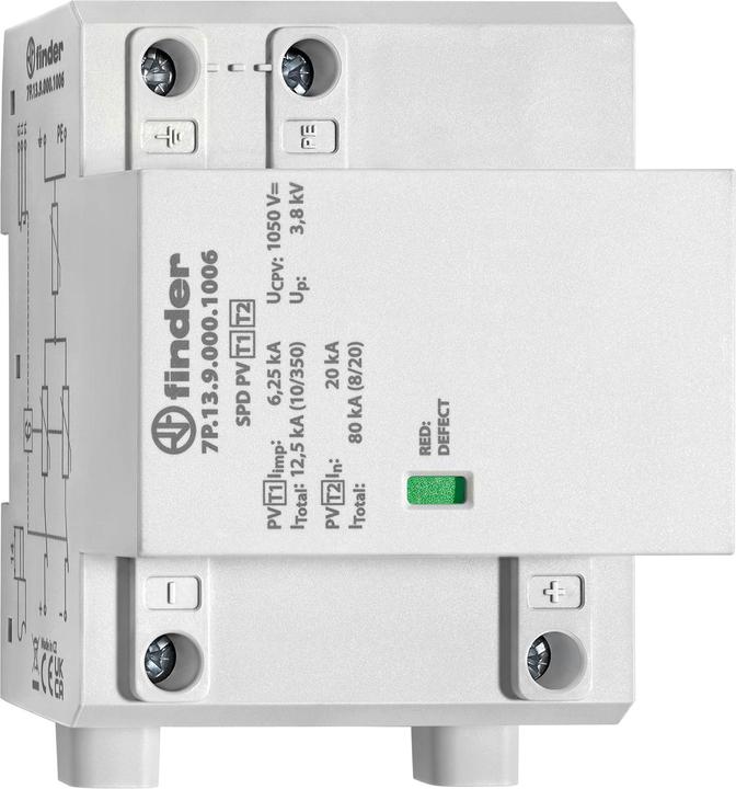 Produktbild Finder Kombiableiter Typ 1+2, für PV-Anlagen, DC