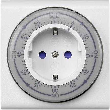 Actual product image Sygonix SY-5045302 Socket timer analogue IP20 countdown function