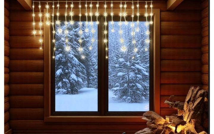 Produktbild Dameco LED Vorhang Outdoor «Icicle» 400 cm x 80 (5 m)
