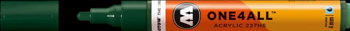 Molotow Permanentmarker One4All 227 HS nachfüllbar 4mm future green (future green, 4 mm, 1 x)