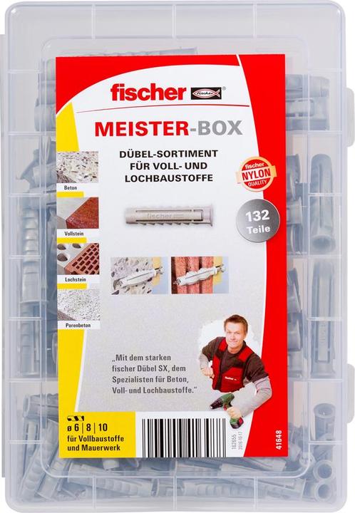 Image du produit Fischer Meister-Box Chevilles SX (132 pcs)