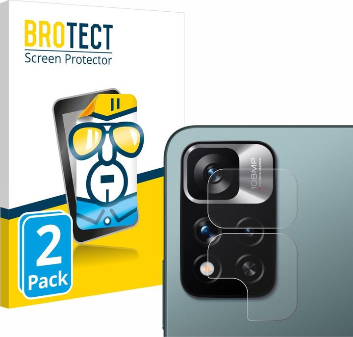 Produktbild BROTECT Schutzfolie Displayschutz Klar (2 Stück, Xiaomi Redmi Note 11 Pro+ 5G)