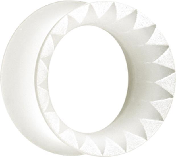 Produktbild Star Piercing Flared Tunnel transparent Sonne (ohne Messing, Silikon)