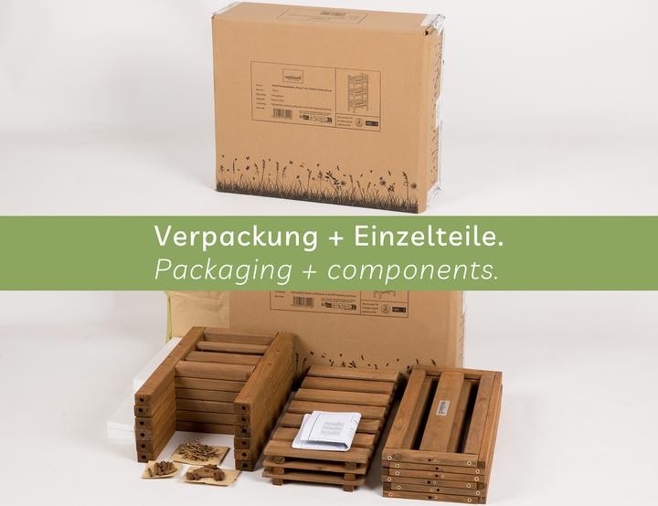 Immagine prodotto Needs&Wants Multi-Pflanzenständer "Placy2" mit 3 Kästen, Fichte (braun)