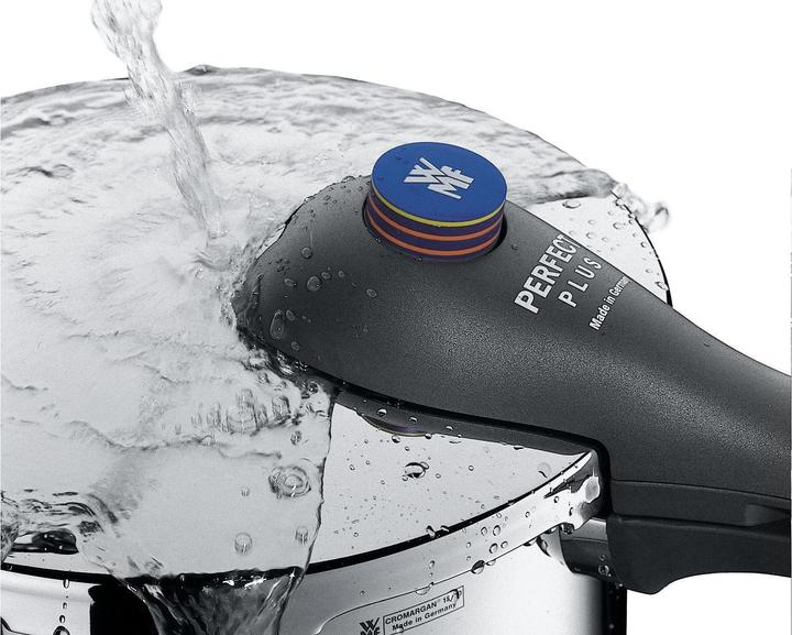 Produktbild WMF Schnellkochtopf 8,5l inkl. Einsatz Dampfkochtopf Perfect Plus Induktion (22 cm, Dampfkochtopf)