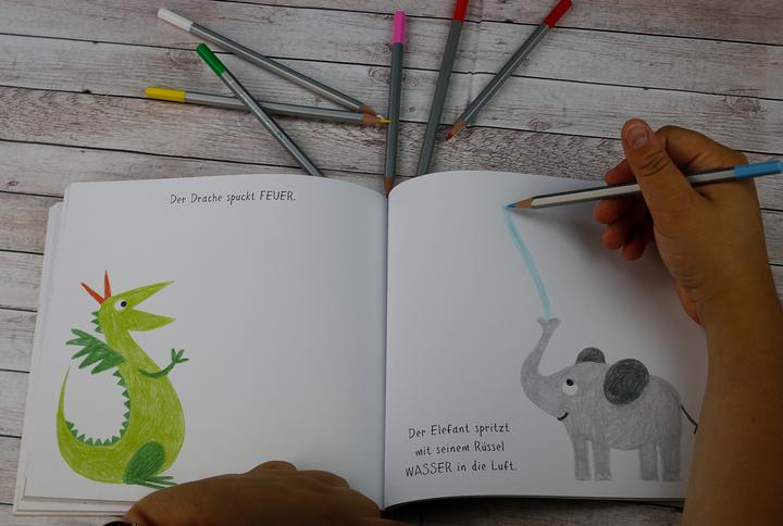 Image du produit Mon livre de coloriage de gribouillis colorés (éléphant)