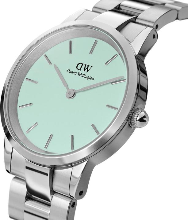 Immagine prodotto Daniel Wellington Iconic Link Mint Silver (28 mm) (Orologio da polso analogico, 28 mm)