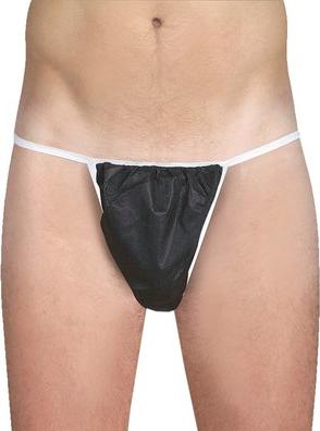 Immagine prodotto You Nails Wellness Thong Men usa e getta nero 100 pz.