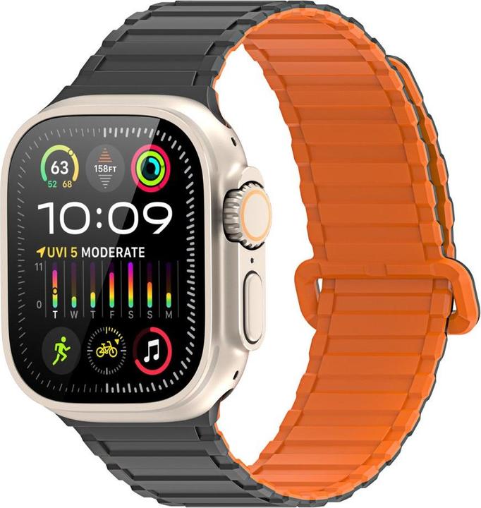 Dux Ducis KJ bracelet (42 mm, 45 mm, 44 mm, 49 mm, Silicone, Magnet)