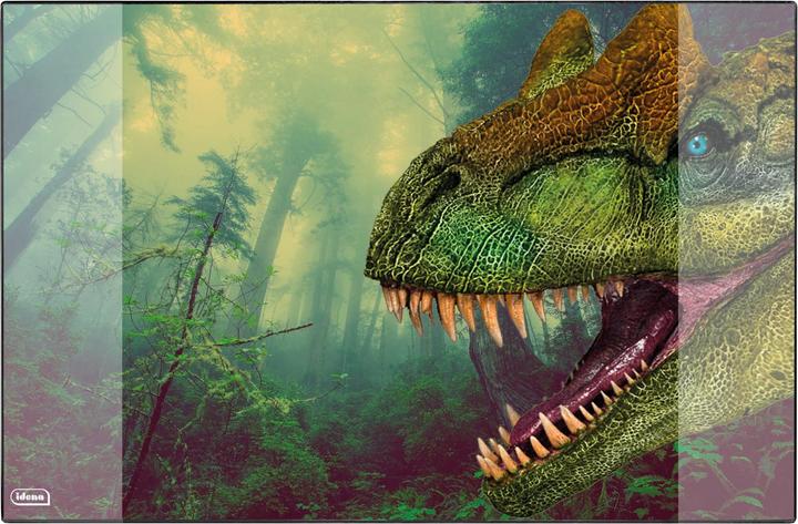 Idena Desk Pad PP 58,5x38,5cm Dinosaur
