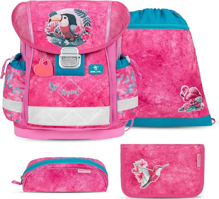 Produktbild Belmil CLASSY Schulrucksack-Set Tropical Toucan (19 l)