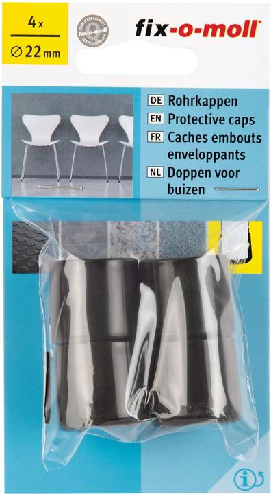 Fix-o-moll Pipe cap (Plug-in gliders, 4 Piece)