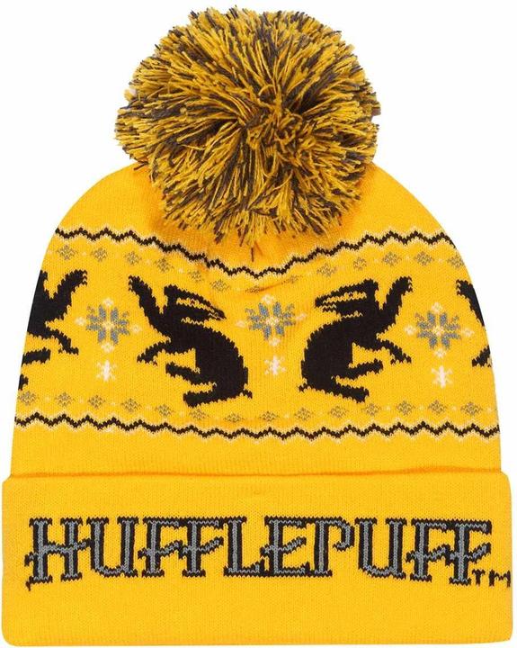 Actual product image Hufflepuff Snow Beanie