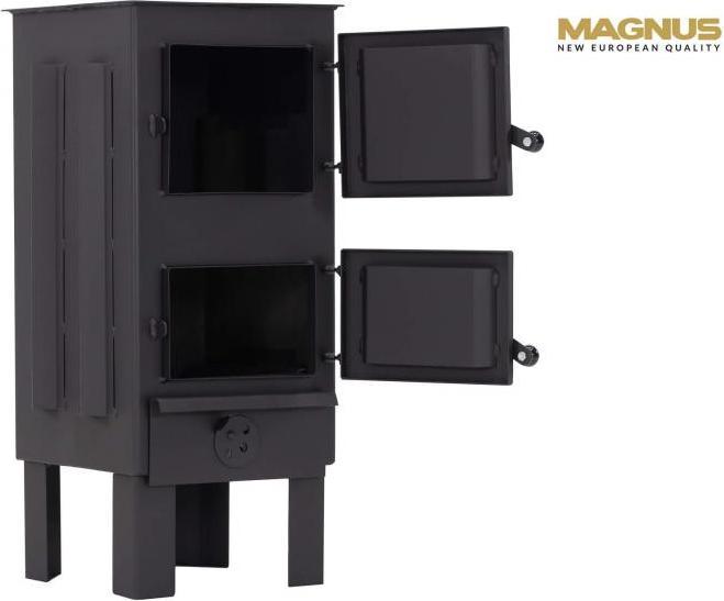 Immagine prodotto Markone Stufa Magnus con mattone GT9 nero Stufa per officina