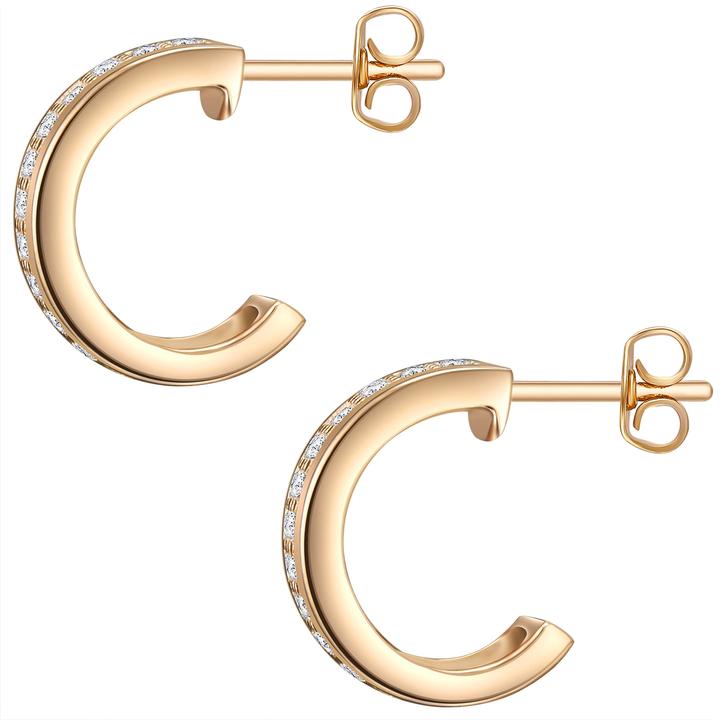 Produktbild Rafaela Donata Damen Sterling Silber Zirkonia gelbgold - 11118 (Sterling Silber)
