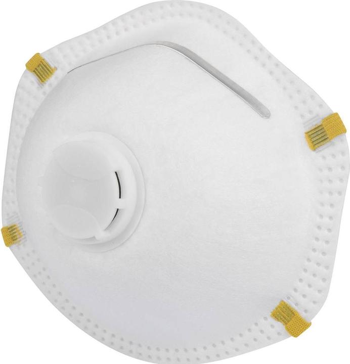 Actual product image Gime 2575495 Fine dust mask with valve FFP2 10 pcs. DIN EN 149:2001 + A1:2009 (FFP2, 10 x)