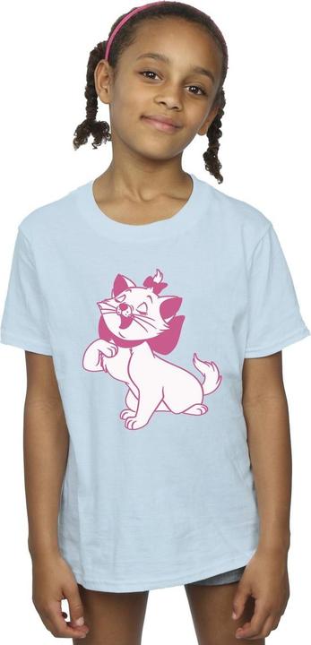 Actual product image Disney Girls The Aristocats Marie Cotton T-Shirt (140, 146)