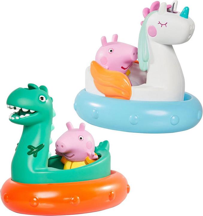 Actual product image Tomy Peppa Pig with boat bath toy